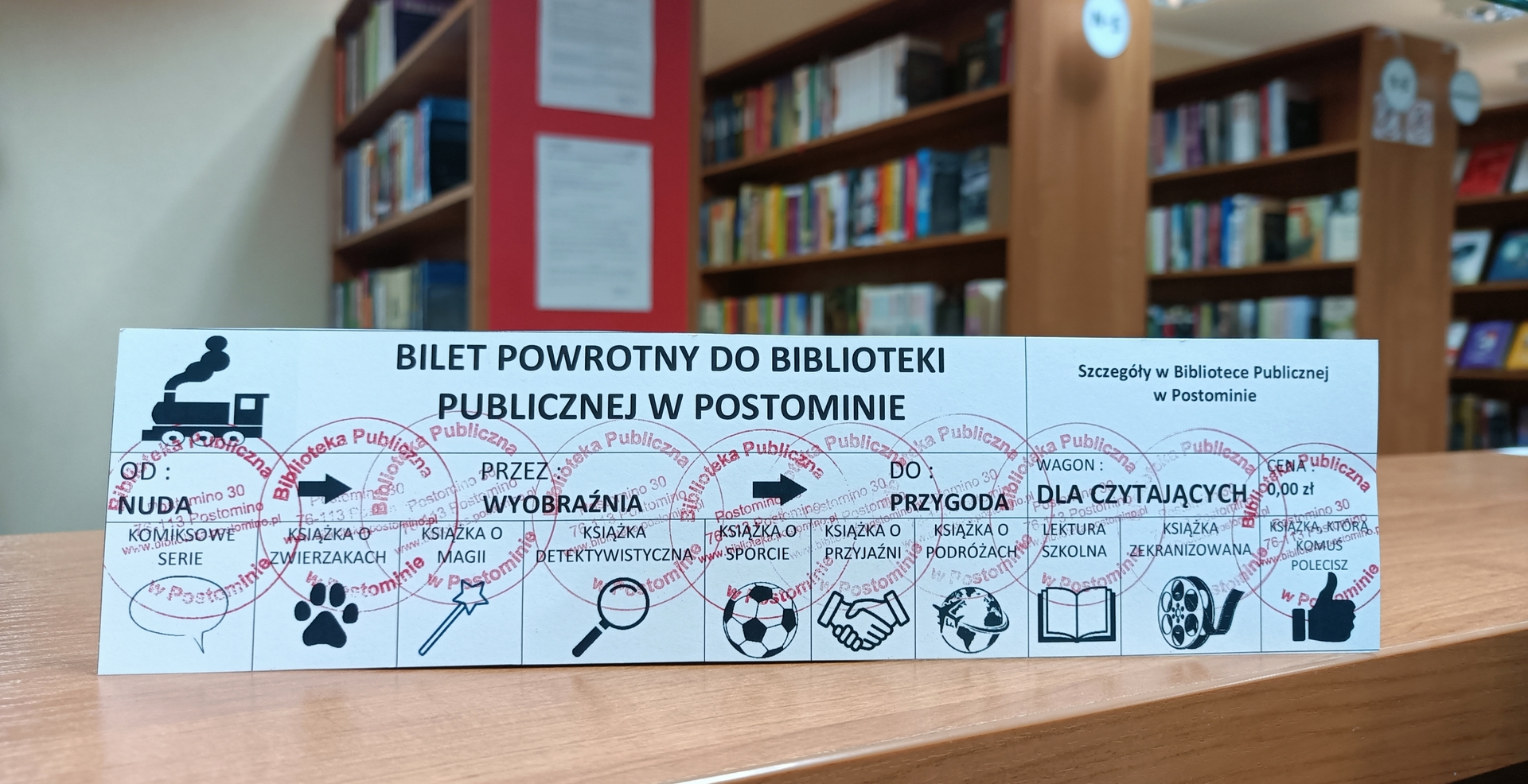 Bilet powrotny do biblioteki