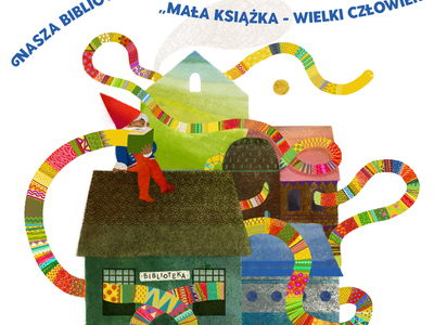 plakat mała książka wielki człowiek