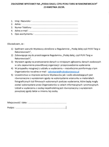 karta zgłoszenia