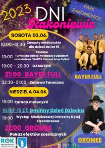 😍Najbardziej wyczekiwana impreza w tym roku ! 🤩🤩

Przedstawiamy tegoroczny program Dni Rakoniewic ! 🤪