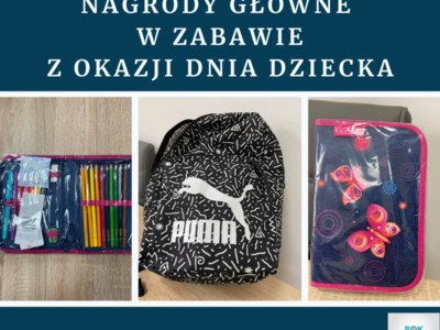Infografika nagrody zabawa dzień dziecka