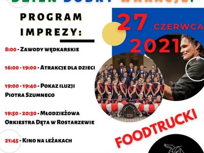 Infografika Festyn Rodzinny Dzień Dobry Wakacje!