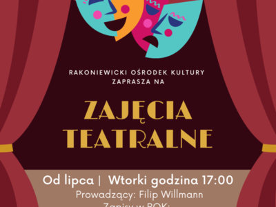 Infografika "Zajęcia teatralne"