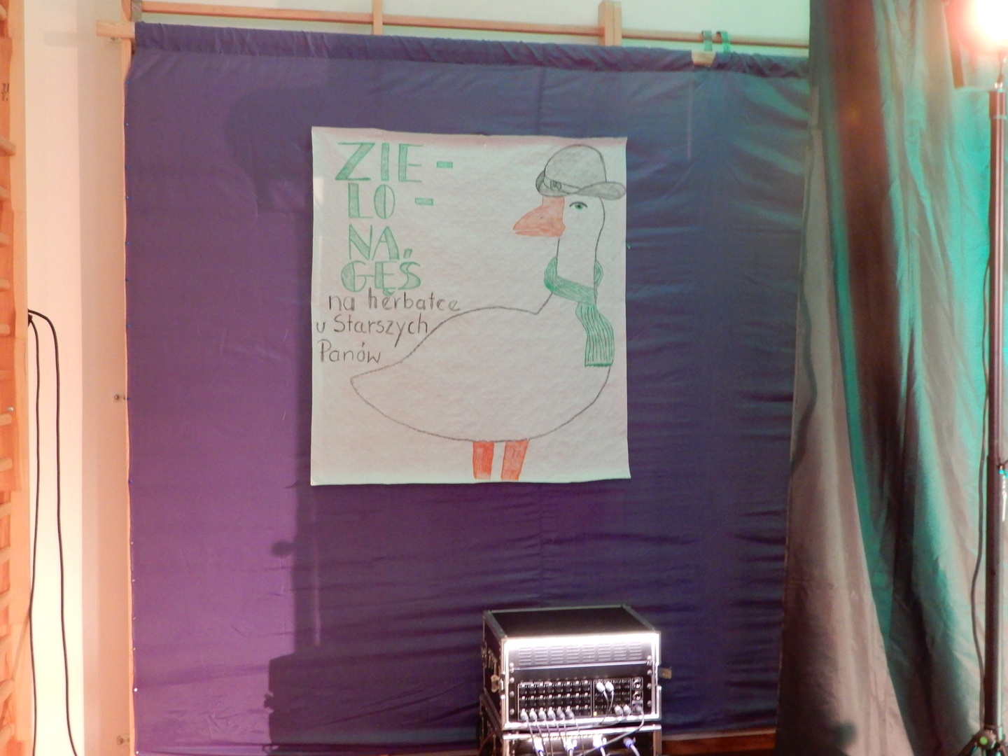 Zdjęcie przedstawia plakat rysunkowy dotyczący Pocket Concert