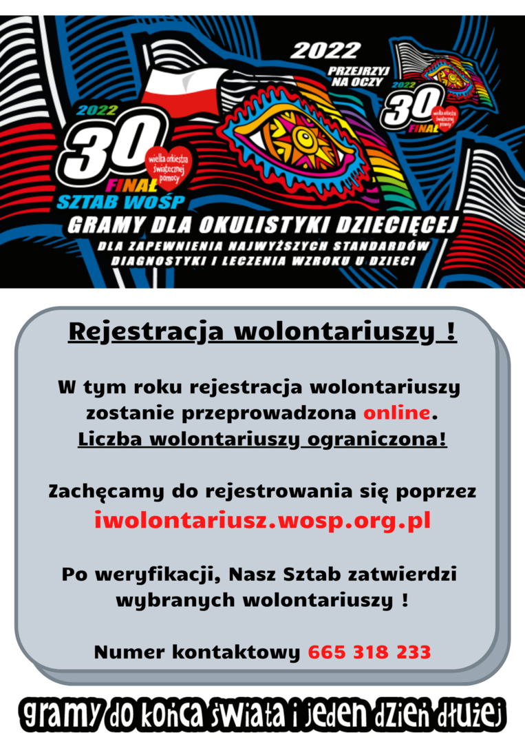 Plakat informacyjny