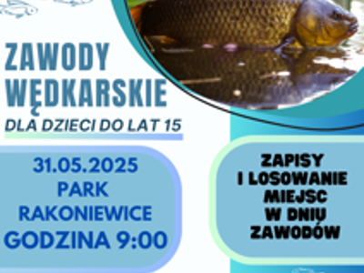 Plakat - zawody wędkarskie