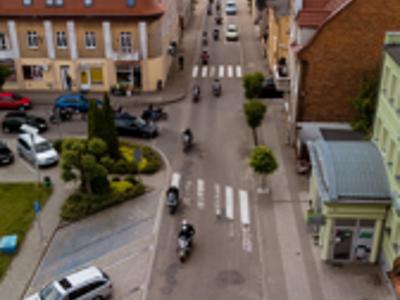 Przejazd motocykli przez Rakoniewice