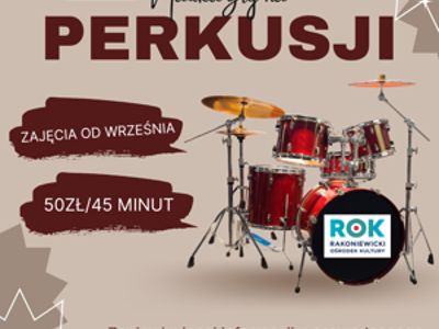 Plakat sekcja Perkusja