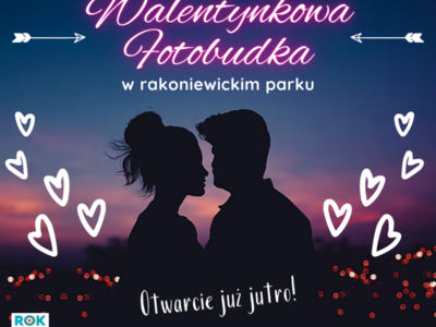 Walentynkowa fotobudka w rakoniewickim parku