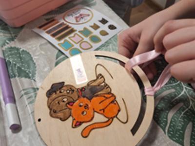 łapacz snów z kotkami