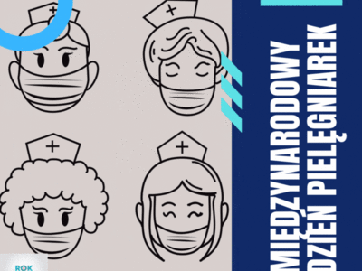 GIF Z INFOGRAFIKĄ O MEDYCZNYCH ŚWIĘTACH