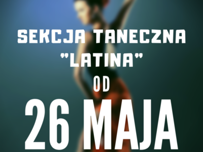 PLAKAT SEKCJA TANECZNA LATINA