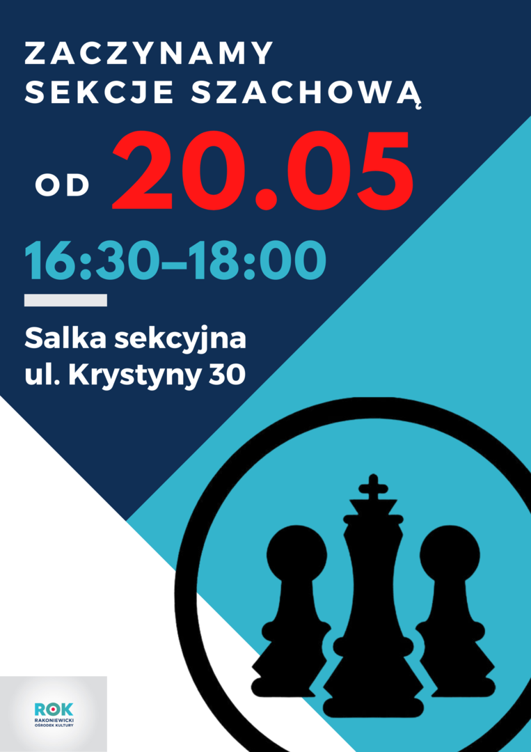 PLAKAT INFOGRAFIKA SZACHY OD 20 MAJA