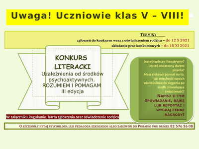 Konkurs rozumiem pomagam