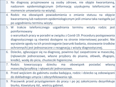 procedury covid