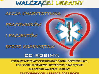 Pomóż szpitalom walczącej Ukrainy