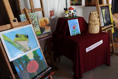 Prace artystyczne  podczas I Festiwalu Artystycznego - Kuźnia Talentów