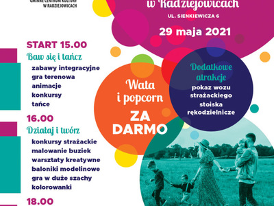 Plakat imprezy Dzień Rodziny.