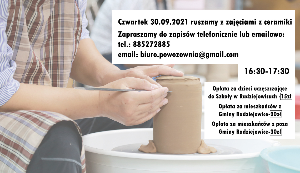 Plakat ceramika