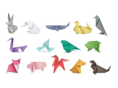 figurki papierowe origami