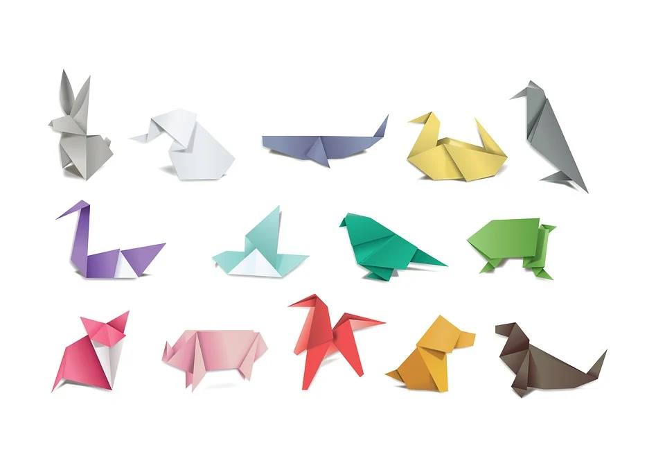 figurki papierowe origami