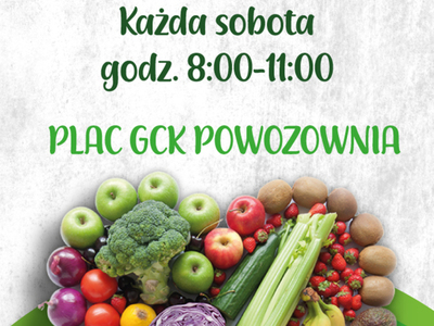 Zielony Ryneczek "Pod Podkową", każda sobota godzina 8.00-11.00. Plac Gminnego Centrum Kultury "POWOZOWNIA" w Radziejowicach