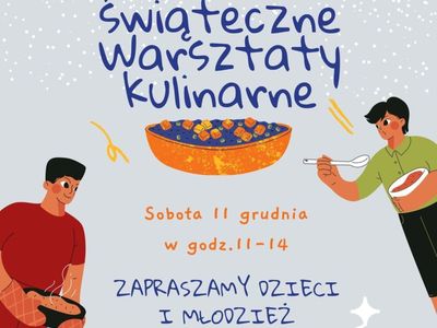Warsztaty kulinarne 11 grudnia