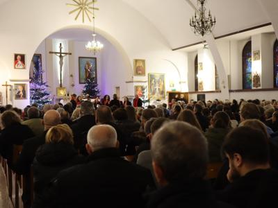 Kościół p.w. Matki Bożej Częstochowskiej w Kuklówce Zarzecznej podczas II Noworocznego Koncertu Chóralnego