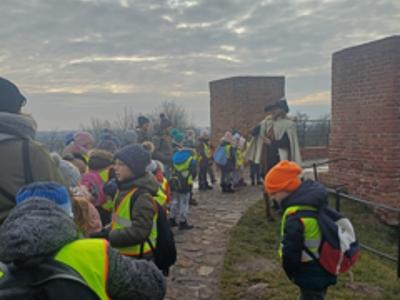 Wejście na Zamek w Czersku