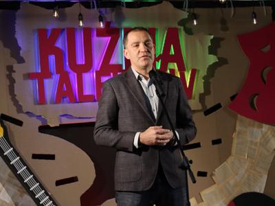 Wójt Gminy Radziejowice - Artur Jankowski wita uczestników Kuźni Talentów