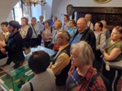 Członkowie UTW Powozownia Radziejowice na wycieczce
