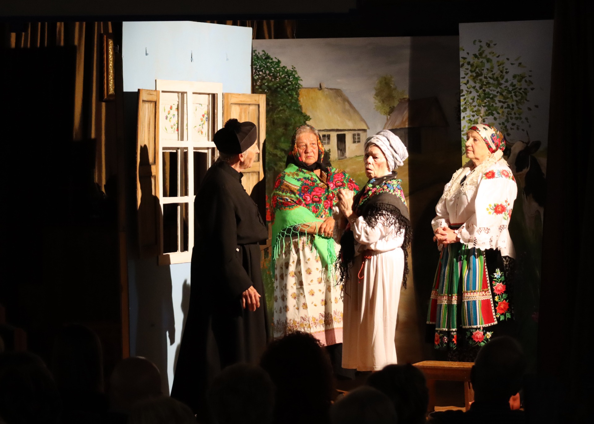Scena z ksiedzem i babami, Reymont