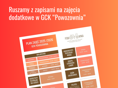 Oferta warsztatów GCK Powozownia Radziejowice