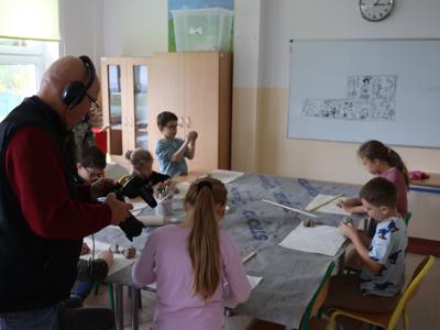 Zajęcia ceramiczne w GCK Powozownia - tworzenie płytek huculskich