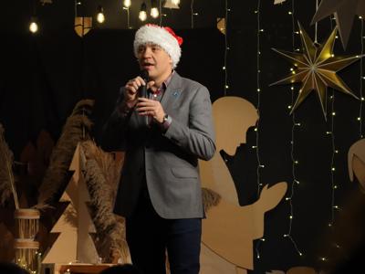 Wójt Gminy Radziejowice podczas Festiwalu Jasełkowego 2025