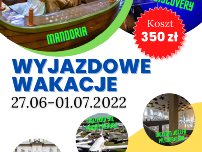 Wyjazdowe Wakacje plakat