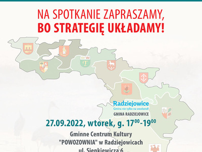Serdecznie zapraszamy do włączenia się w proces budowy Lokalnej Strategii Rozwoju na lata 2023-2027 i udziału w spotkaniu konsultacyjnym, które odbędzie się 27 września 2022 r. godz. 17.00-19.00 w Gminnym Centrum Kultury „POWOZOWNIA”, ul. Sienkiewicza 6.

LSR jest dokumentem umożliwiającym ubieganie się o środki finansowe w kolejnym okresie programowania przeznaczone na rozwój gmin objętych działaniem LGD ‘Ziemia Chełmońskiego”. Podczas spotkania przeprowadzona zostanie analiz m.i
