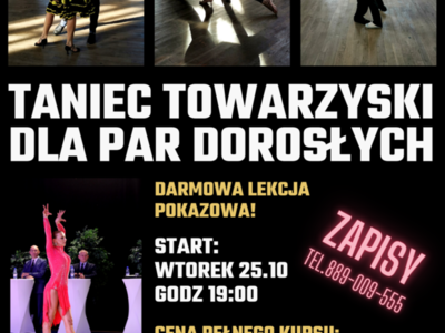 Taniec Towarzyski dla par dorosłych