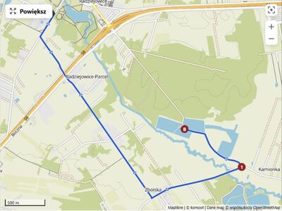 Ptasi Rajd - Trasa II - Powozownia Radziejowice - Stawy Borki 