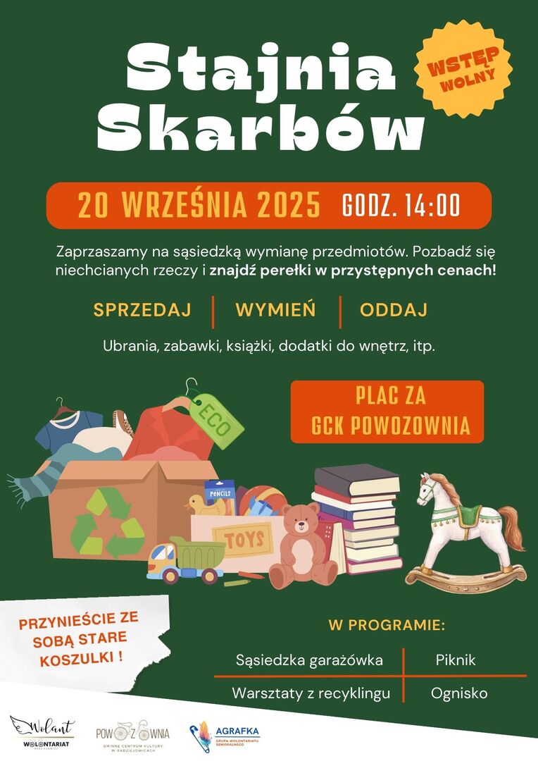 Stajnia Skarbów GCK Powozownia wymiana garażowa