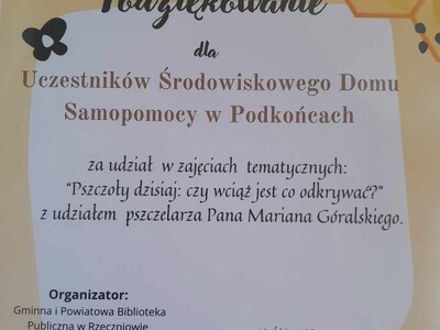 Podziękowanie.
