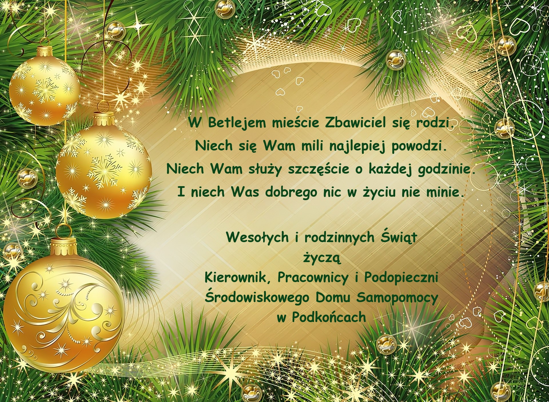 Życzenia świąteczne