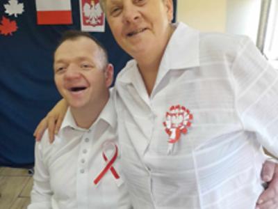 Z barwami narodowymi