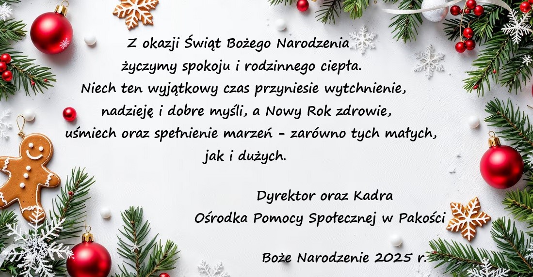 życzenia Bożonarodzeniowe