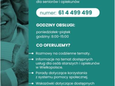 Wielkopolska Infolinia Wsparcia dla seniorów i opiekunów