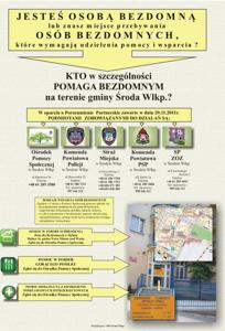 kto w szczególności pomaga bezdomnym na terenie gminy Środa Wielkopolska