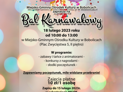 Bal Karnawałowy 2023 r.