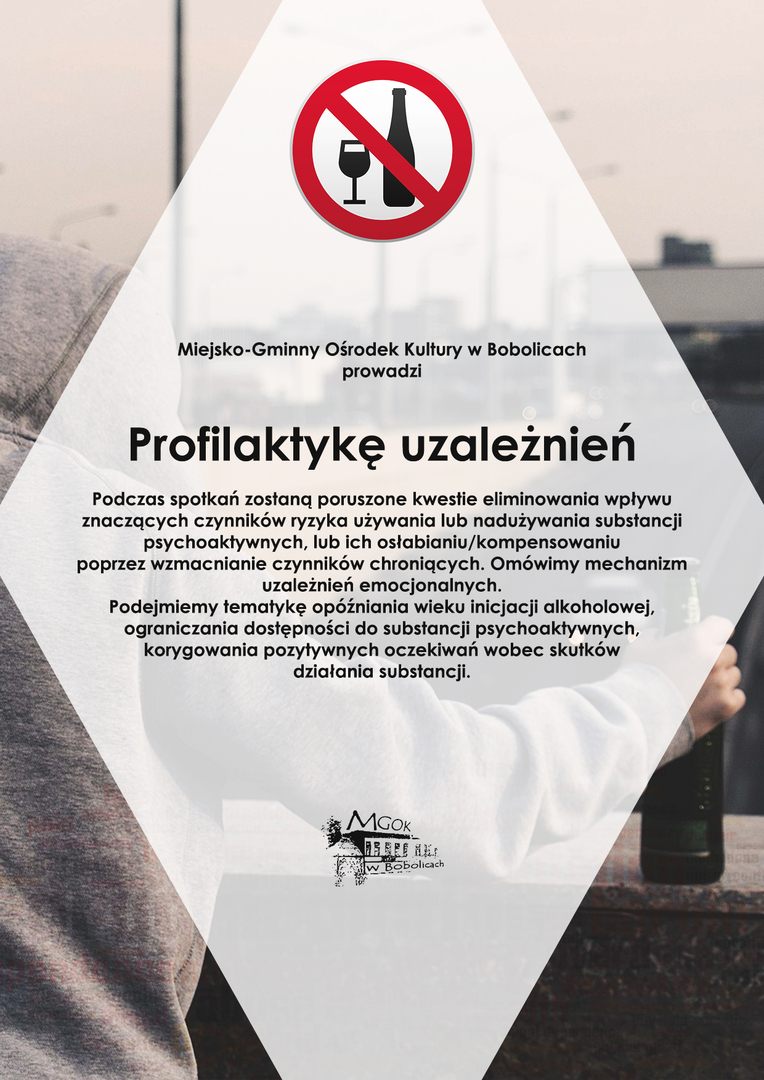 Plakat "Profilaktyka uzależnień"