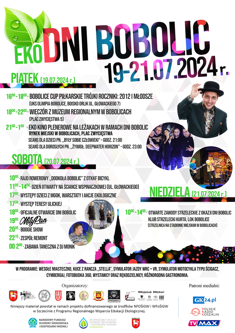 Plakat na Eko Dni Bobolic 2024