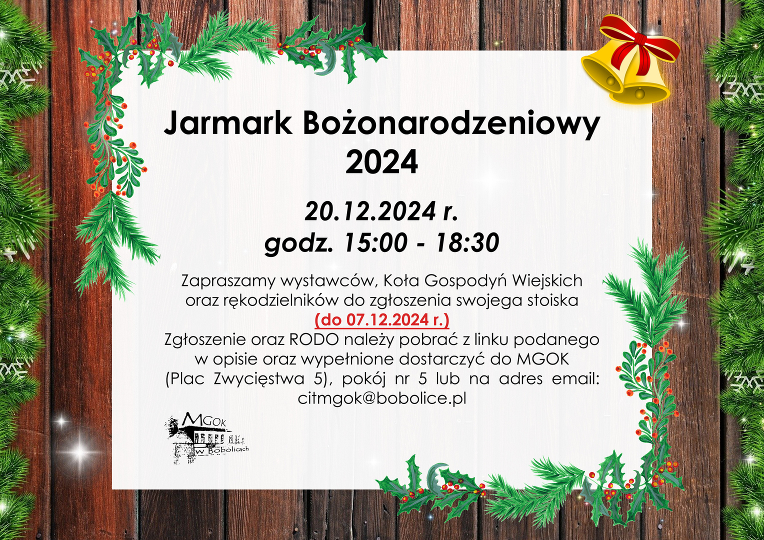 Jarmark Bożonarodzeniowy 2024